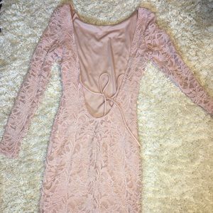 Super sexy lace, shimmer dress